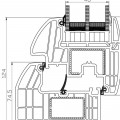 MAXTHERM 3-SZYBOWY RYSUNEK TECHNICZNY